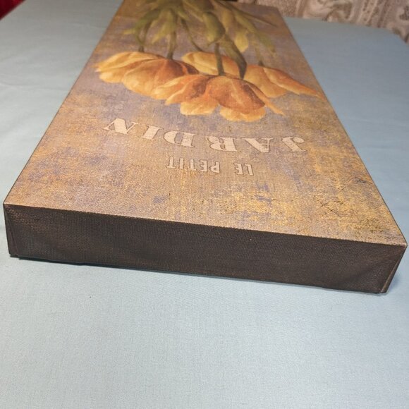 "Le Petite Jardin" Yellow Tulips Canvas Wall Art by Lisa Audit - Picture 16 of 16